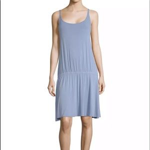 ODIN & IVY Blue Bernice Drop Waist Dress Sz M
